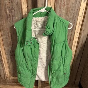 GreenTea Vibrant Green Vest with Soft Lining